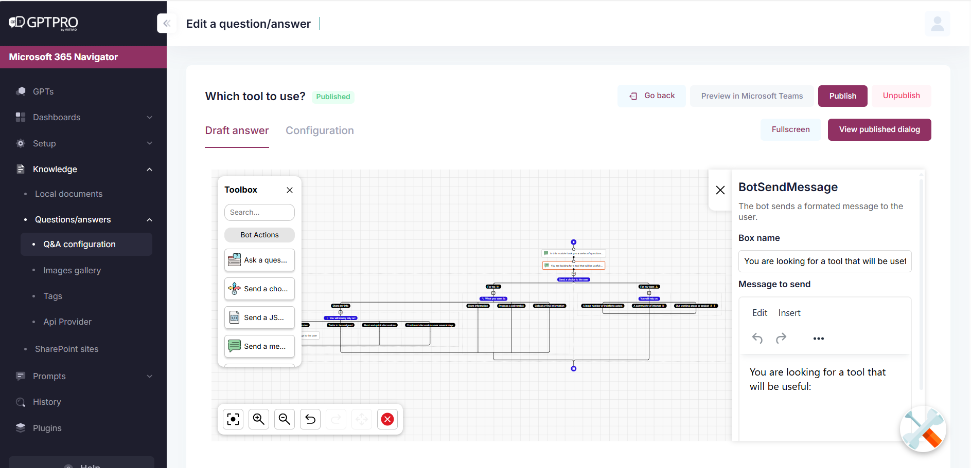 Card answer published