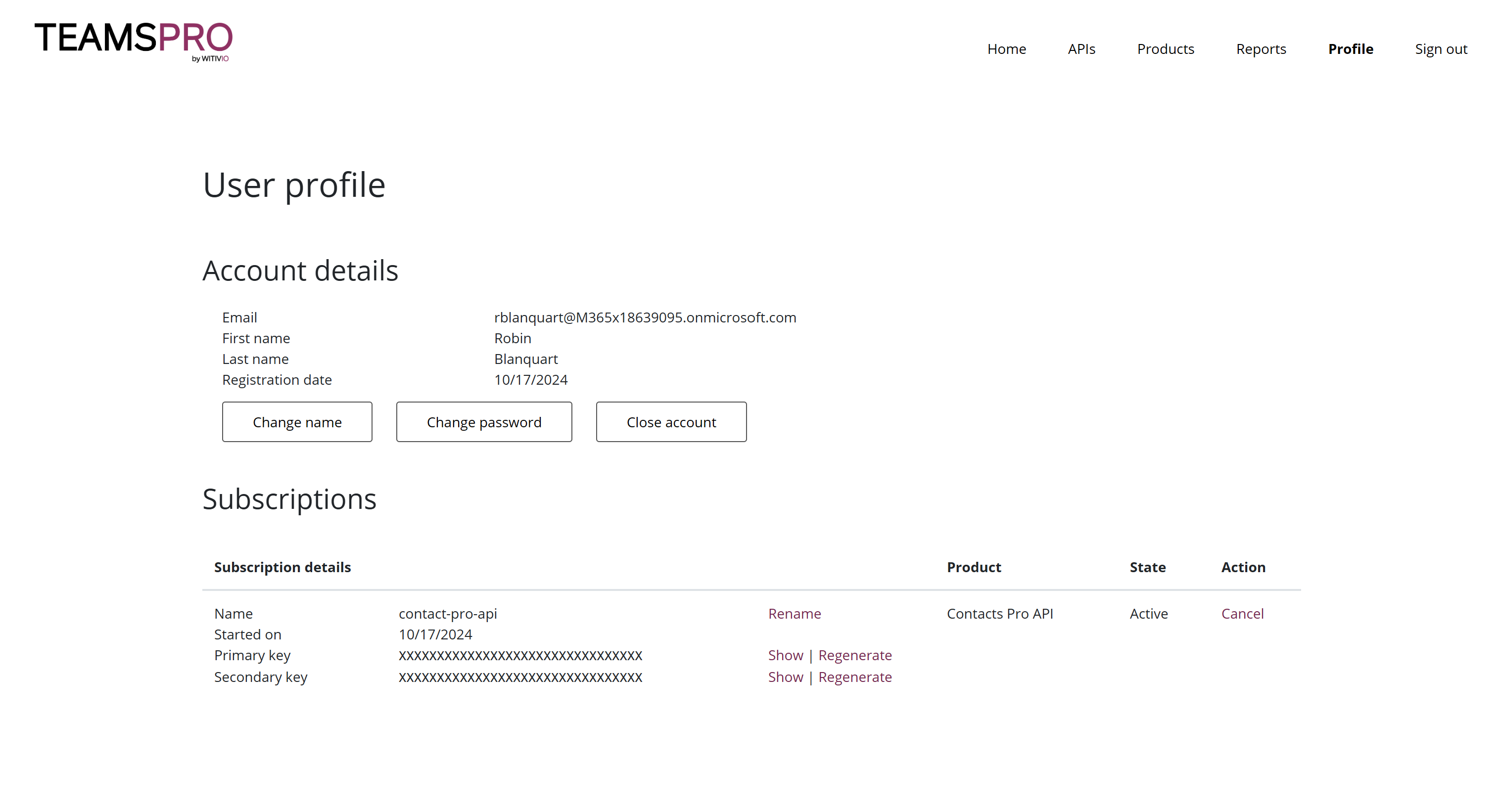 Start Export Modal